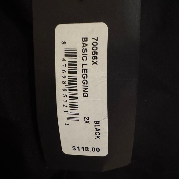 Bryn Walker Black Pull On Straight Leg Pants 2X New - Picture 4 of 6